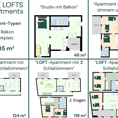דירה 139 Qm - Exklusiv Auf 2 Etagen - Werse Loft By Youpartments *
